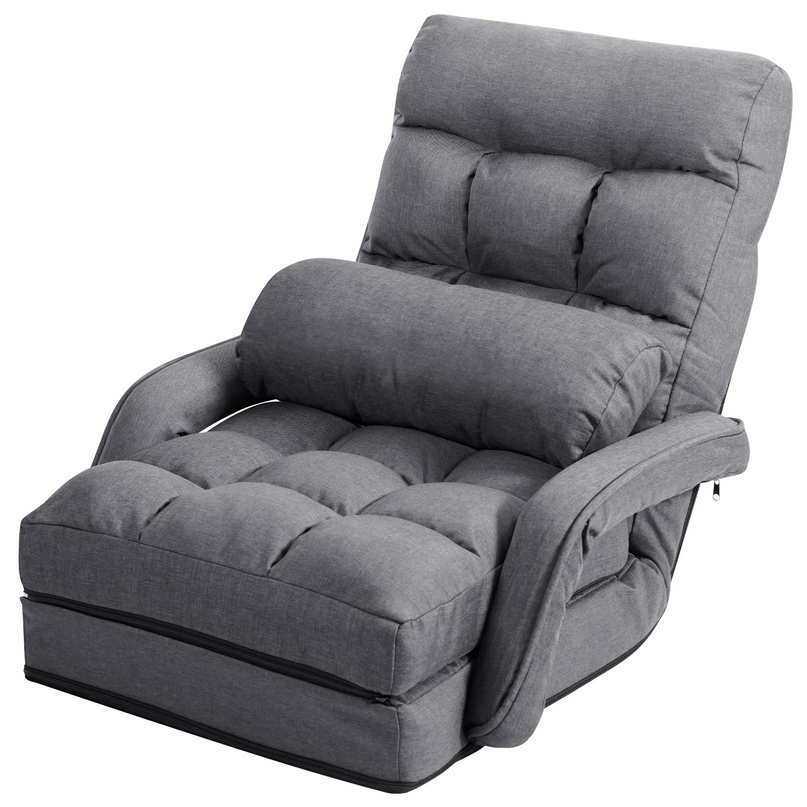 Giantex Chaise Lounge Chair Indoor Multipurpose Folding Armchair Couch Lounger