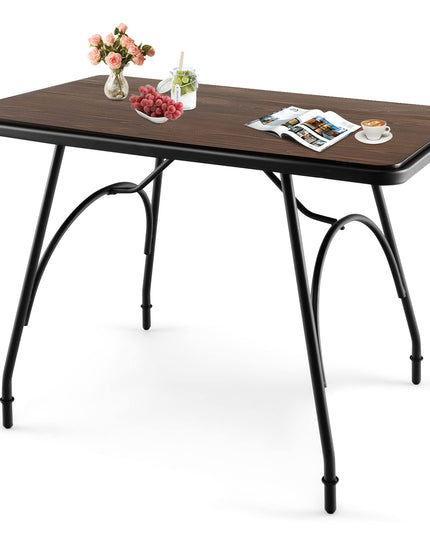 Giantex Rectangular Dining Table - Industrial Kitchen Table