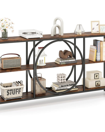 Giantex Narrow Long Console Table 3-Tier Entryway Table