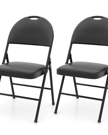 Giantex  Folding Chair with Metal Frame for Indoor Outdoor