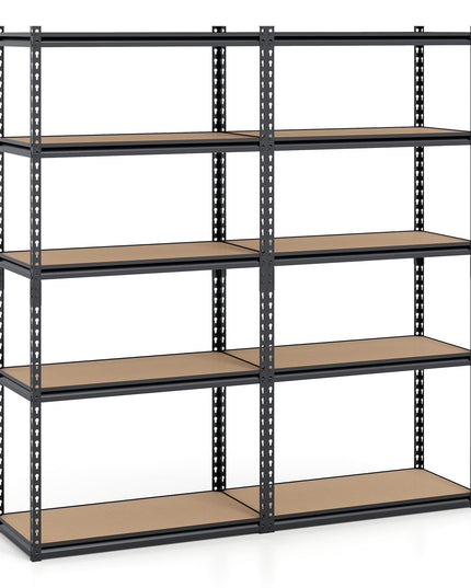 Giantex 5-Tier Metal Storage Shelves(1/2/3/4,36" W x 18" D x 72" H)
