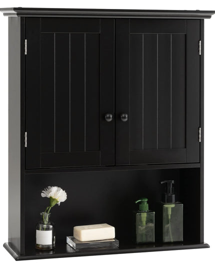 Giantex Bathroom Wall Mounted Cabinet - Storage Cabinet w/Adjustable Shelf