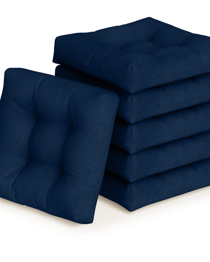 Giantex 2/4/6 Pack Tufted Patio Cushions 4 Inch Thick Outdoor Chair Pads