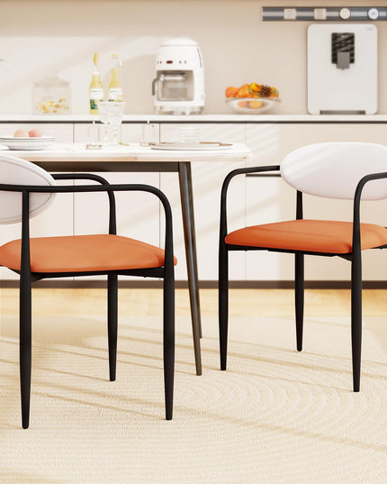 Giantex Modern Dining Chairs Set of 2/4 with Padded Seat