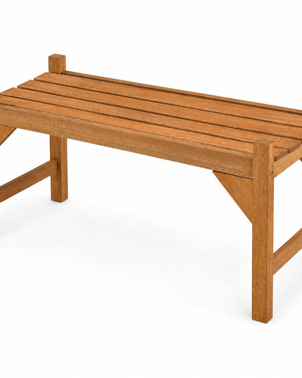 Giantex 40" Outdoor Benches Set of 1/2 2-Person Wood Patio Bench