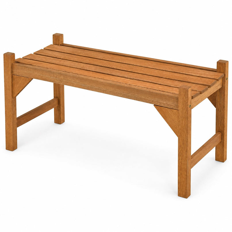 Giantex 40" Outdoor Benches Set of 1/2 2-Person Wood Patio Bench