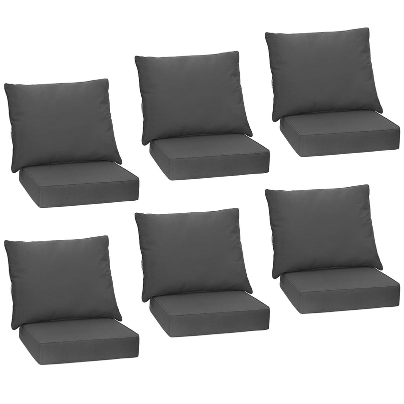Giantex Patio Cushion Set of 6 for Patio Furniture