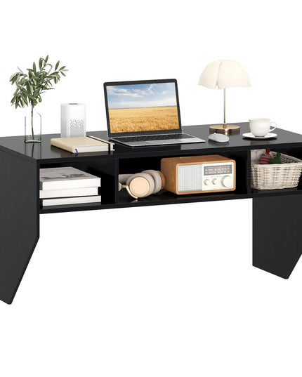 Bureau informatique mural Giantex avec 3 compartiments de rangement