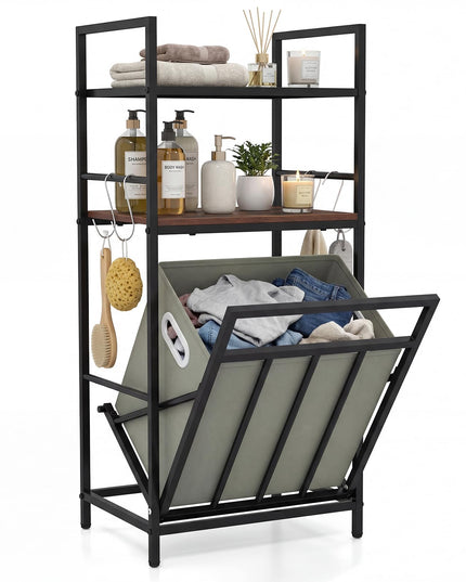 Giantex Tilt out Laundry Hamper with Removable Basket