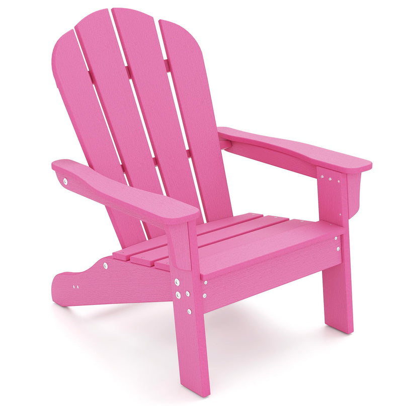 Giantex HIPS Kids Adirondack Chair - All-Weather Lawn Toddler Chair with Ergonomic Design