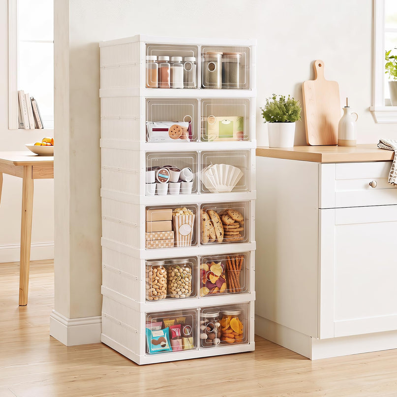 Giantex 6-Tier Folding Shoe Rack Organizer