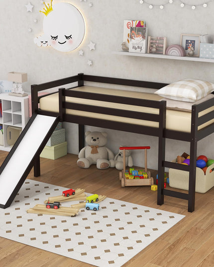 Giantex Loft Bed with Slide