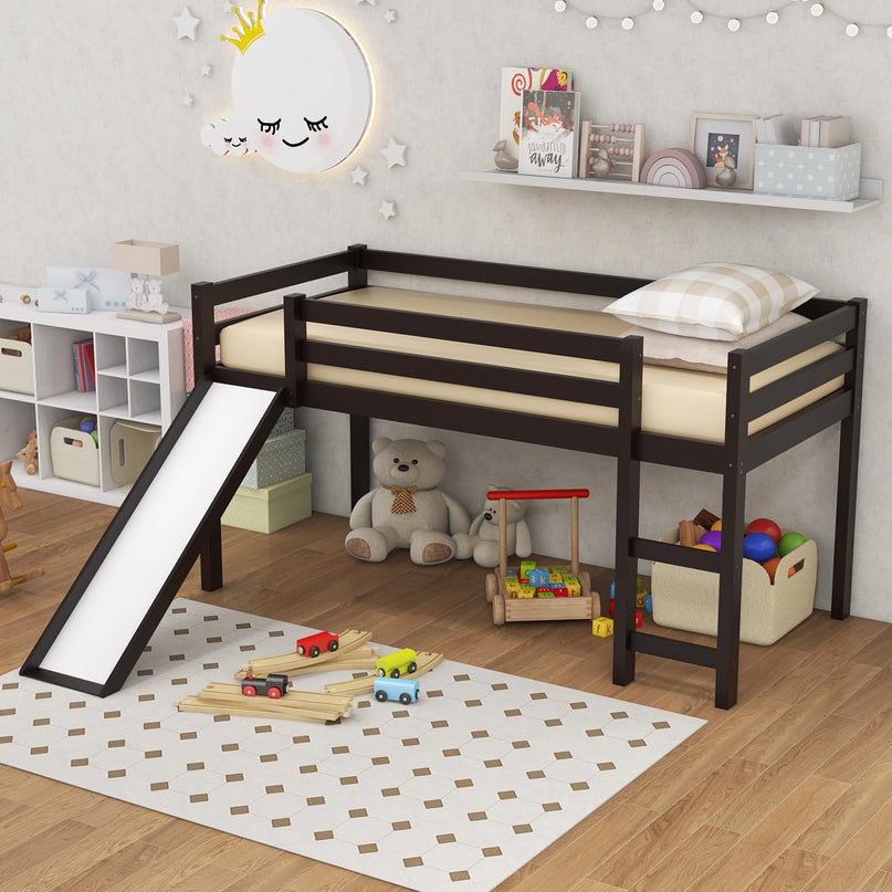 Giantex Loft Bed with Slide