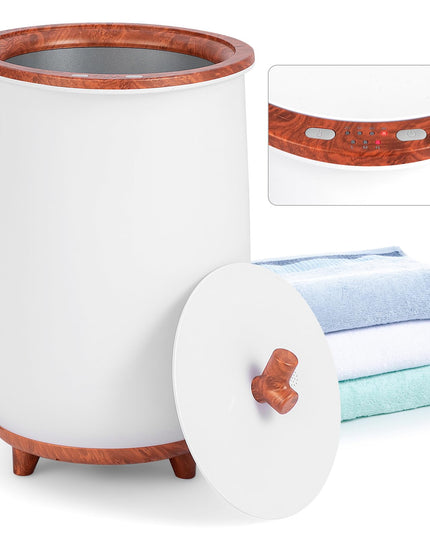 Giantex Towel Warmer for Bathroom - 23L Large Blanket Warmer with 3 Heat Settings, Built-in Timer, Auto Shut Off