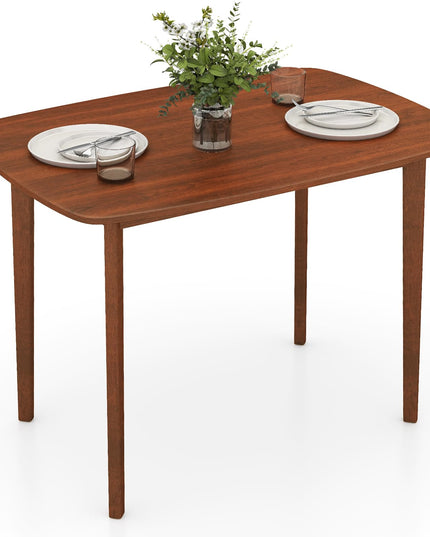 Giantex 43" x 31" Dining Table with Rubber Wood Legs