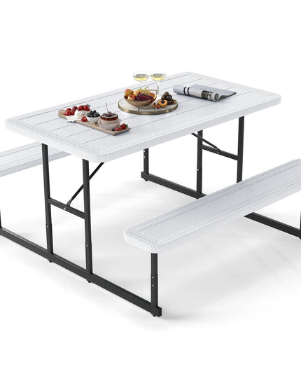 Giantex Picnic Table Bench Set for 4 People