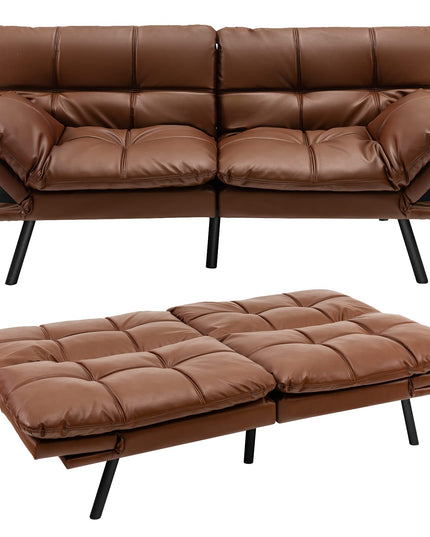 Convertible Memory Foam Futon Couch Sleeper - Giantex
