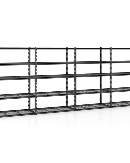 Giantex 5-Tier Metal Storage Shelves Heavy Duty Garage Shelving Units(48" L x 24" W x 72" H)