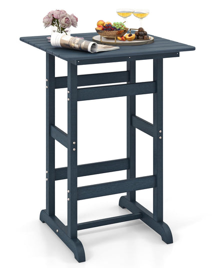 Giantex  42" Height HDPE Square Pub Table