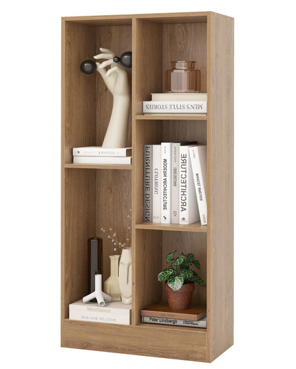Giantex 5-Cube Bookcase Set of 1/2, Freestanding Bookshelf w/2 Anti-toppling Kits