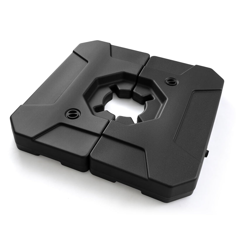 Giantex 2 Piece Fillable Cantilever Umbrella Base for Poolside Deck