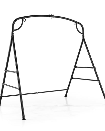 Giantex 660-Lbs Metal Hammock Stand - Heavy Duty Porch Swing Stand w/ 4 Support Bars, Hammock Chair not Include