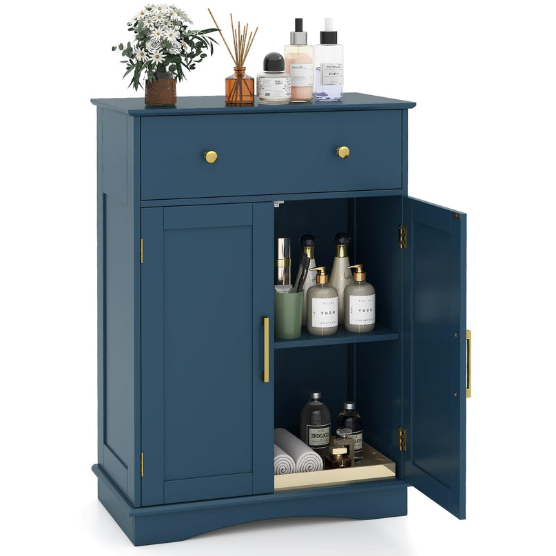 Giantex Bathroom Storage Cabinet with Drawers & Doors