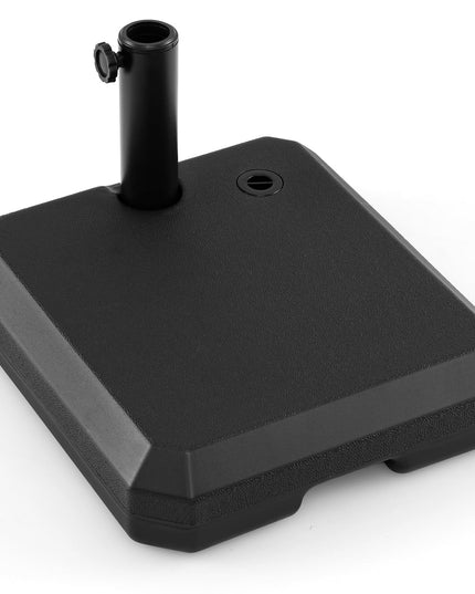Giantex Half Patio Umbrella Base 49 lbs Fillable Weighted Half Umbrella Stand