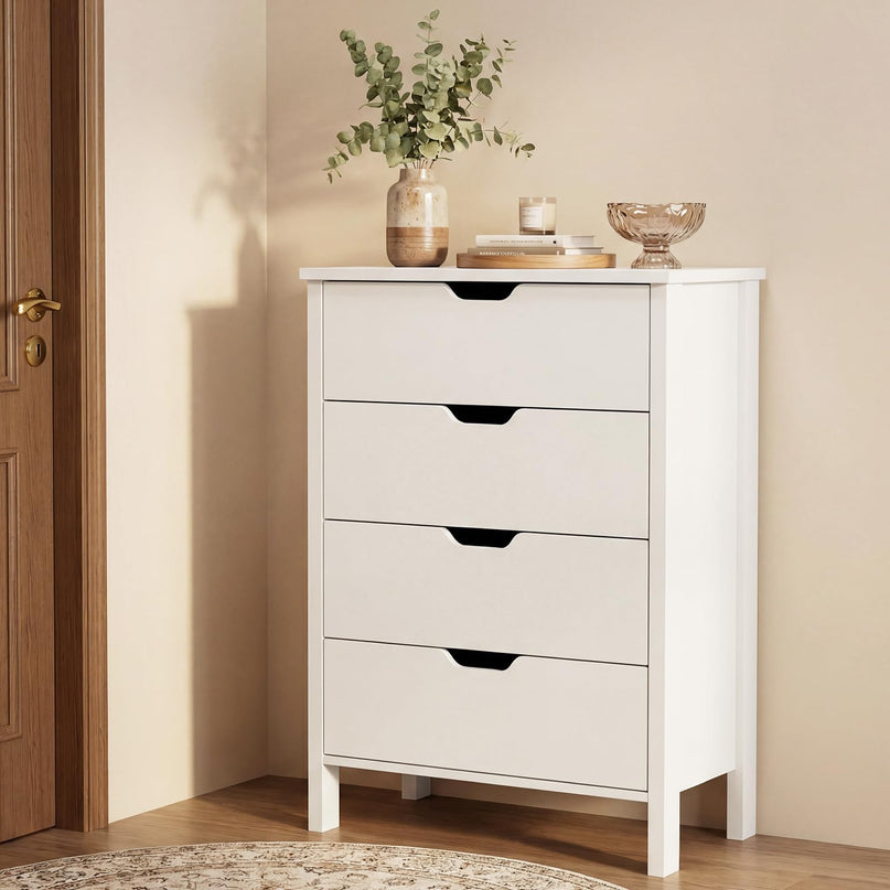 Meuble de rangement Giantex à 4 tiroirs profonds pour salon