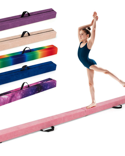 Giantex 9FT Balance Beam Folding Gymnastics Beam