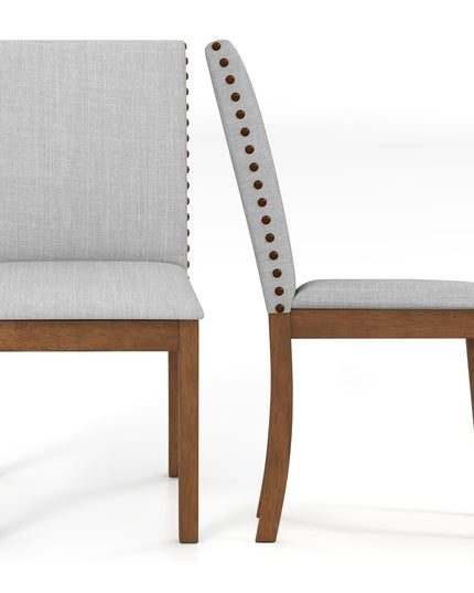 Giantex Upholstered Dining Chairs Set for Restaurant