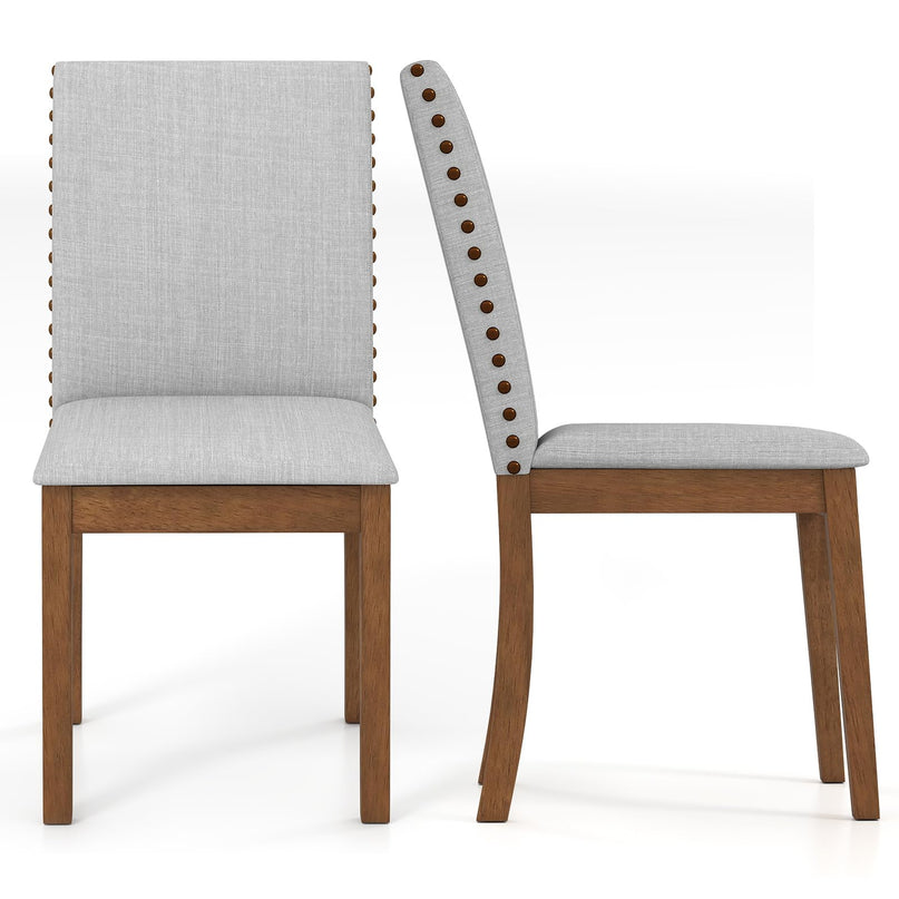 Giantex Upholstered Dining Chairs Set for Restaurant