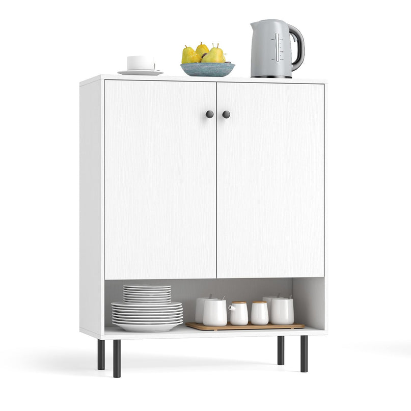 Giantex Sideboard Buffet Cabinet with Adjustable Shelf & Anti Tipping Kit