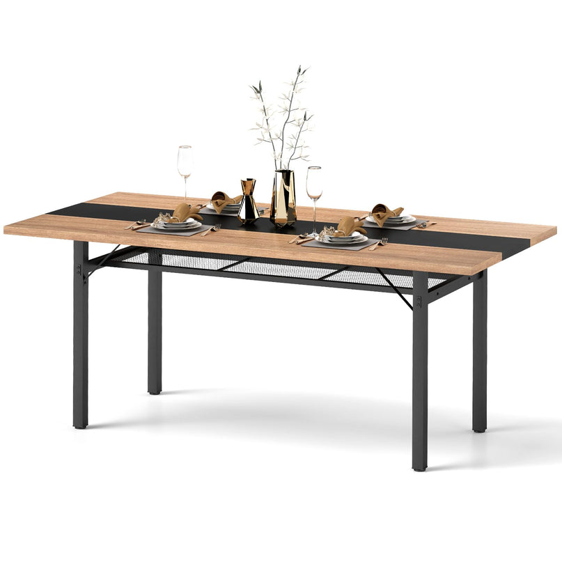 Giantex 71" Dining Table for 6-8 People, Large Kitchen Table