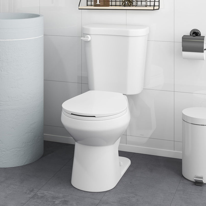Giantex Two Piece Toilets with 17.5" ADA Comfort Height Seat
