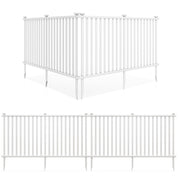 203 cm (L) x 95 cm (H) (4 panneaux) / blanc