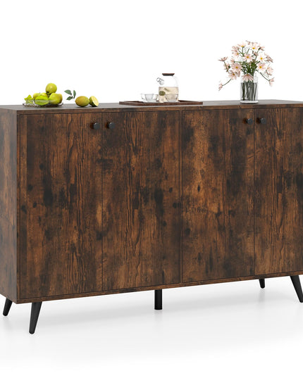 Giantex Buffet Sideboard with 5 Position Adjustable Shelves