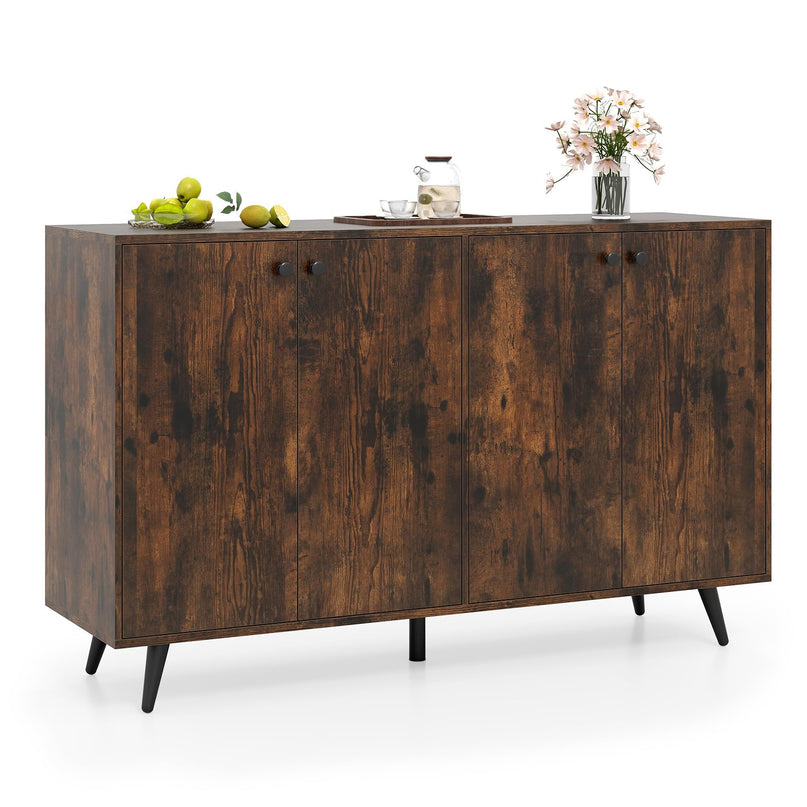 Giantex Buffet Sideboard with 5 Position Adjustable Shelves
