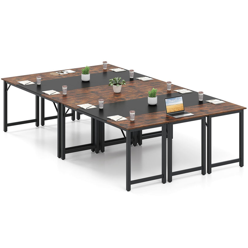 Giantex 1/2/4/6 PCS 63" x 24" Rectangular Large Meeting Room Desk