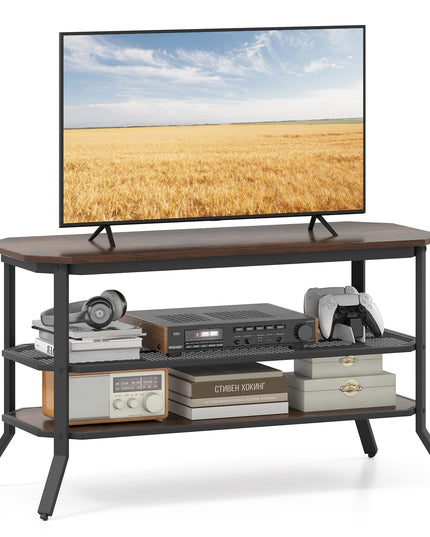Giantex TV Stand 3 Tier Industrial Entertainment Center
