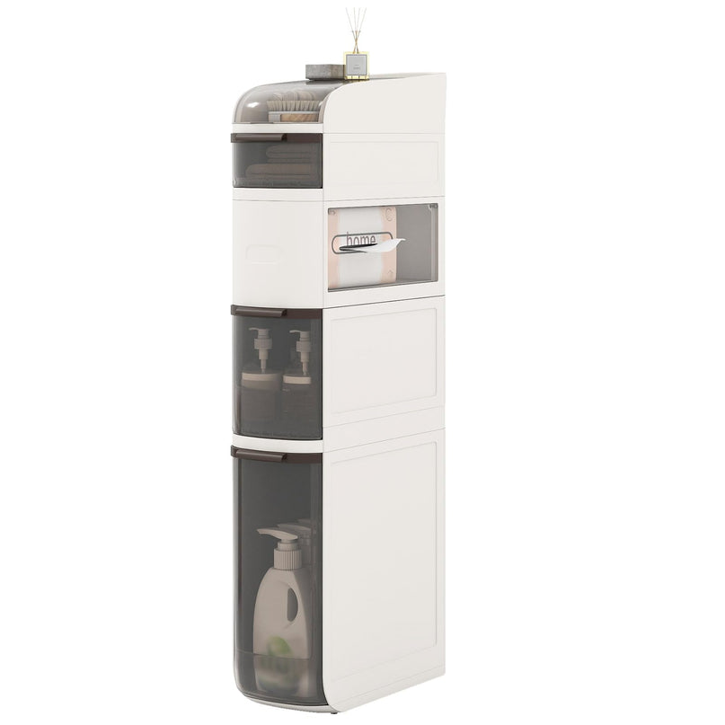 Giantex 4/5/6-Tiers Narrow Bathroom Storage Cabinet