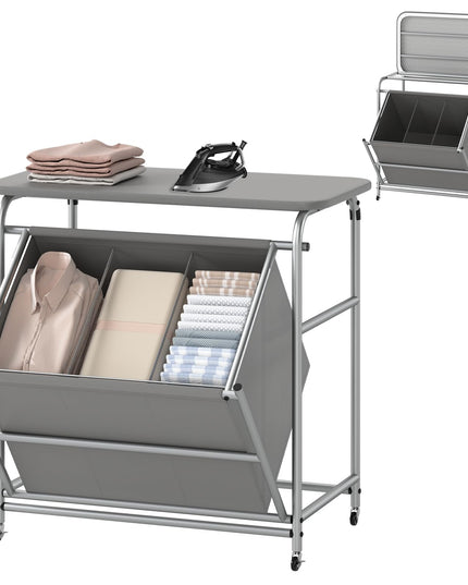Giantex Laundry Sorter with Foldable Ironing Board