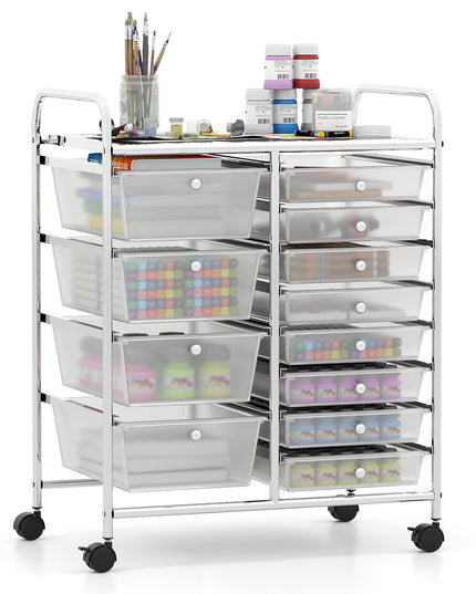 Chariot de rangement Giantex à 12 tiroirs, pour salle de classe, bureau, école, enseignant