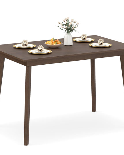 Giantex 48-Inches Dining Table for 4 Rectangular Wooden Kitchen Table