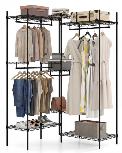Armoire portable convertible Giantex pour vêtements