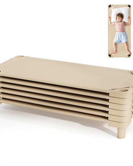 Giantex 6 PCS/4 PCS Stackable Daycare Cot for Kids