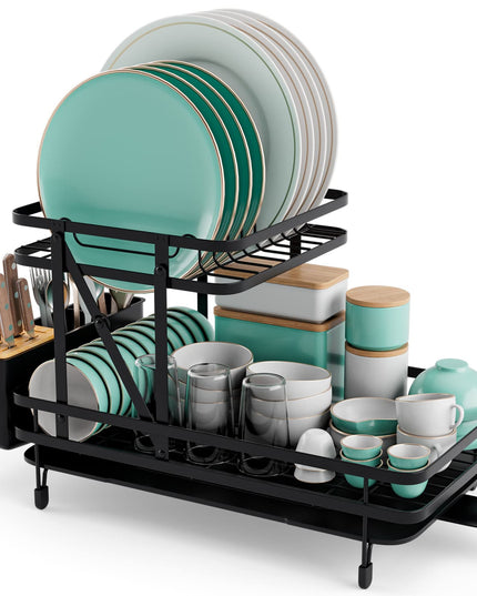 Giantex Collapsible Drying Rack & Drainboard Set