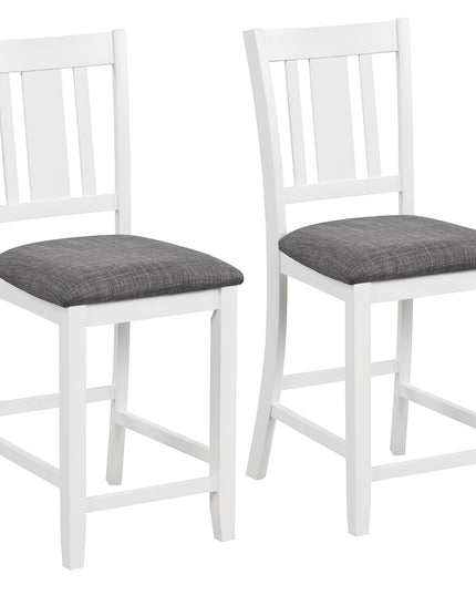 Giantex 24 Inch Modern Counter Height Stools with Footrest