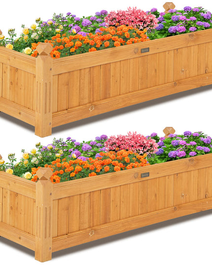 Giantex 2 Pcs Raised Garden Bed