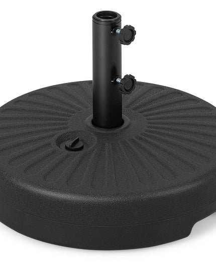 Giantex Umbrella Base Stand, Sand Water Filled Umbrella Holder for 1.5''-1.9'' Umbrella Poles, Build-in Handle